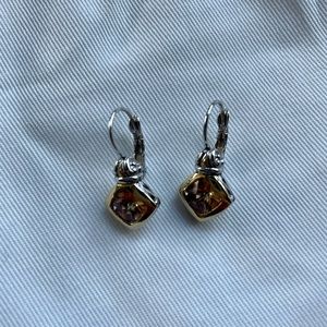 John Mederios Champagne Drop Earrings